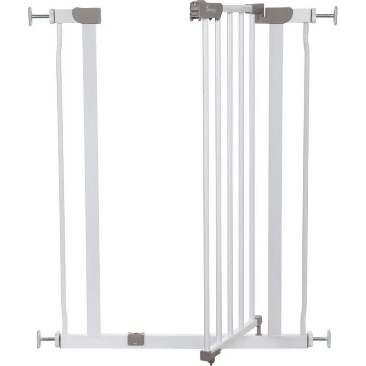 Dreambaby® AVA Slimline - Extra-Schmale Tür- & Treppengitter 61-68cm - Druckinstallation. Geeignet für Türen, Flure und Treppen (Farbe: Weiß)