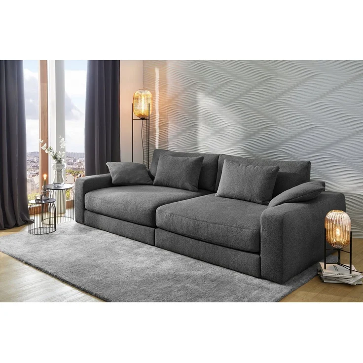 Jockenhöfer Gruppe Big-Sofa Milano XXL, B: 290 cm, mit Zierkissen, Relaxfläche 120x240 cm, Federkern – Bild 1