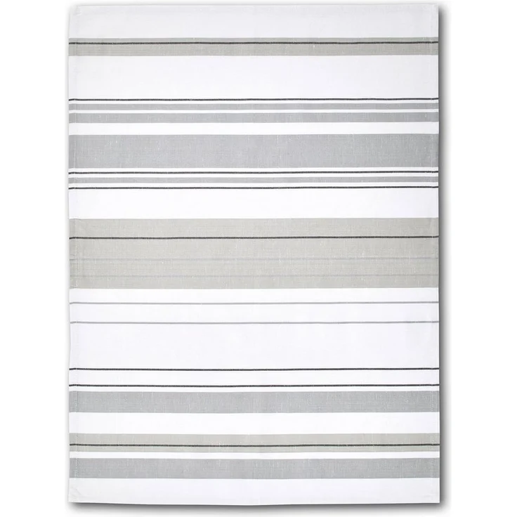 Dyckhoff Geschirrtuch Streifenvielfalt, (Set, 3-tlg, 1 x 3er Set (50 x 70 cm), Halbleinen, fusselarm – Bild 2
