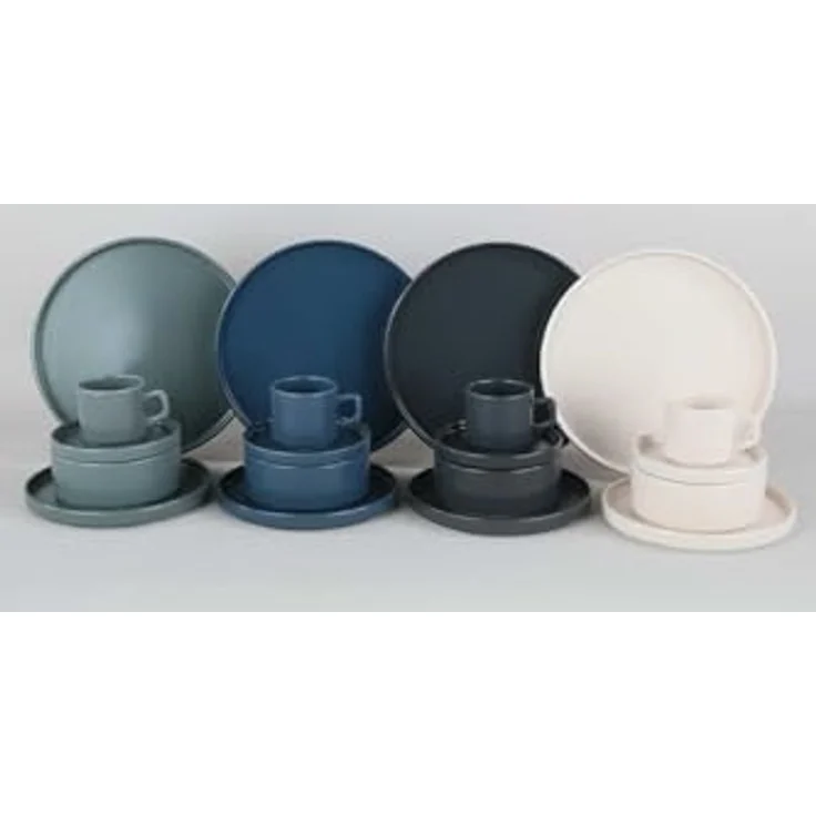 Hermia Concept Teller-Set 100% CERAMIC STONEWARE M1617 (20-tlg) – Bild 5