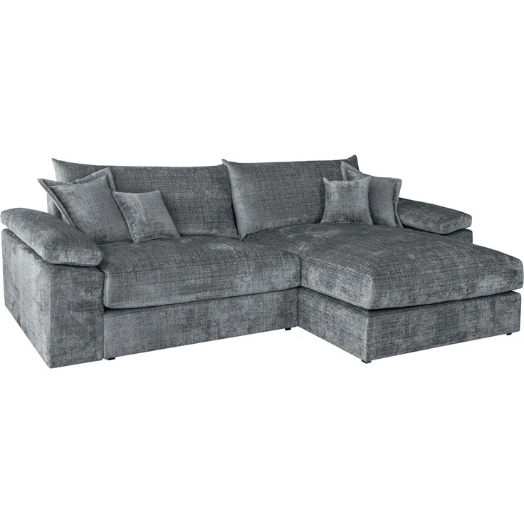 Home affaire Ecksofa Soft&Cosy XXL L-Form, B: 303 cm - OTTO. Verlässliche Qualität, Mega-Sofa, Cord oder Chenille-Struktur, mit Federkern & 4 Zierkissen – Bild 2