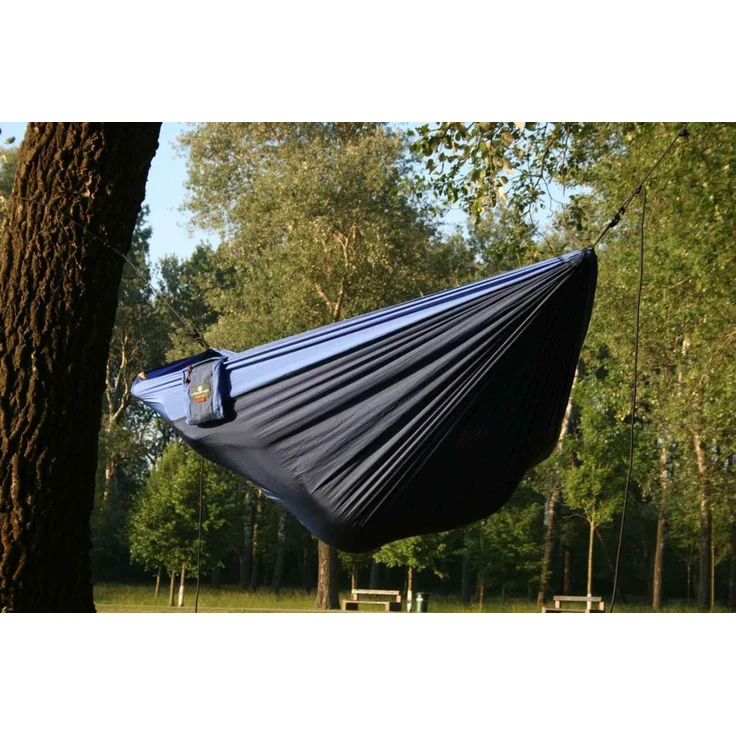 MacaMex Hängematte Camper Travelset Single, Hellblau/Blau – Bild 7