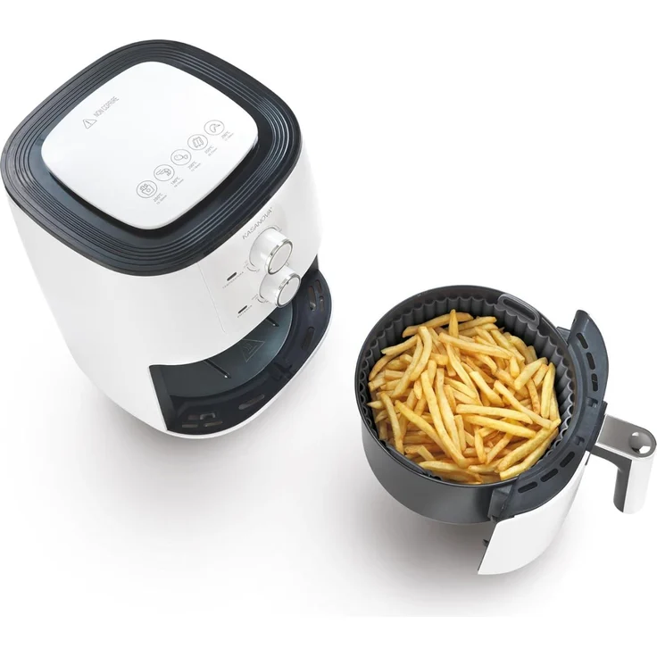 METALTEX 222195000 Silikonkorb für Airfryer Ø 20 cm, geeignet für Heißluftfritteuse, Mikrowelle und Ofen – Bild 3