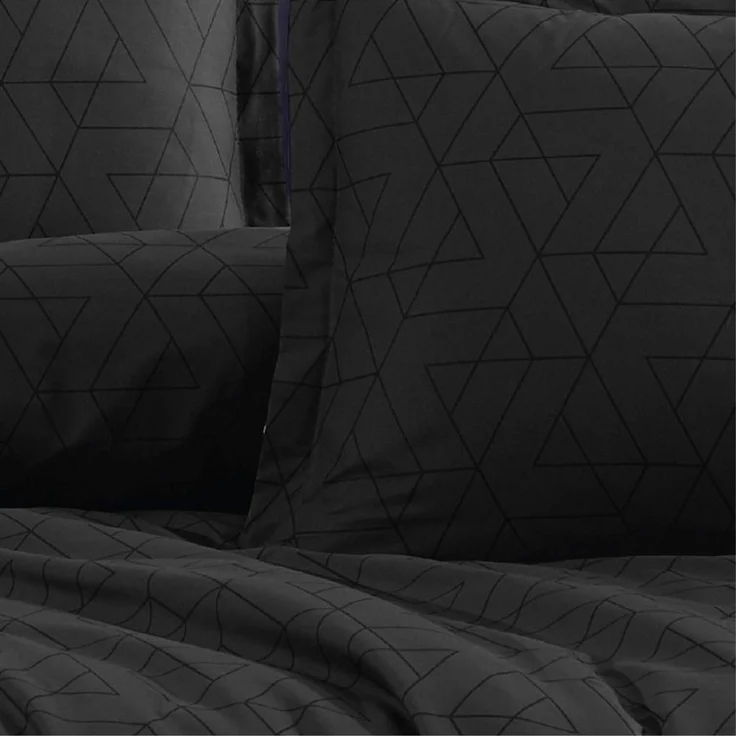 alesvelt Bettwäsche -Set 4-teiliges Ranforce-Baumwoll-Set 200 x 220 cm, 2x Kissenbezug, 1x Spannbettlaken, 1x Bettdeckenbezug – Bild 2
