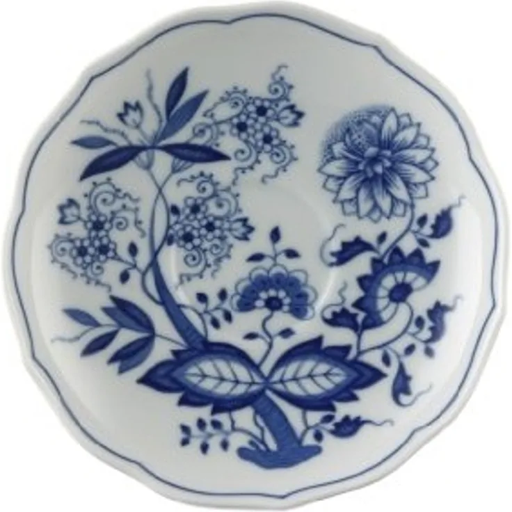 Tee-Untertasse Blau Zwiebelmuster Hutschenreuther Teetasse - Mikrowelle geeignet, Spülmaschinenfest