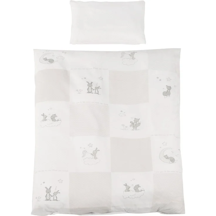 roba Komplettbettset 'Fox & Bunny' 70 x 140 cm - inkl. Bettausstattung - umbaubar - Holz weiß – Bild 5