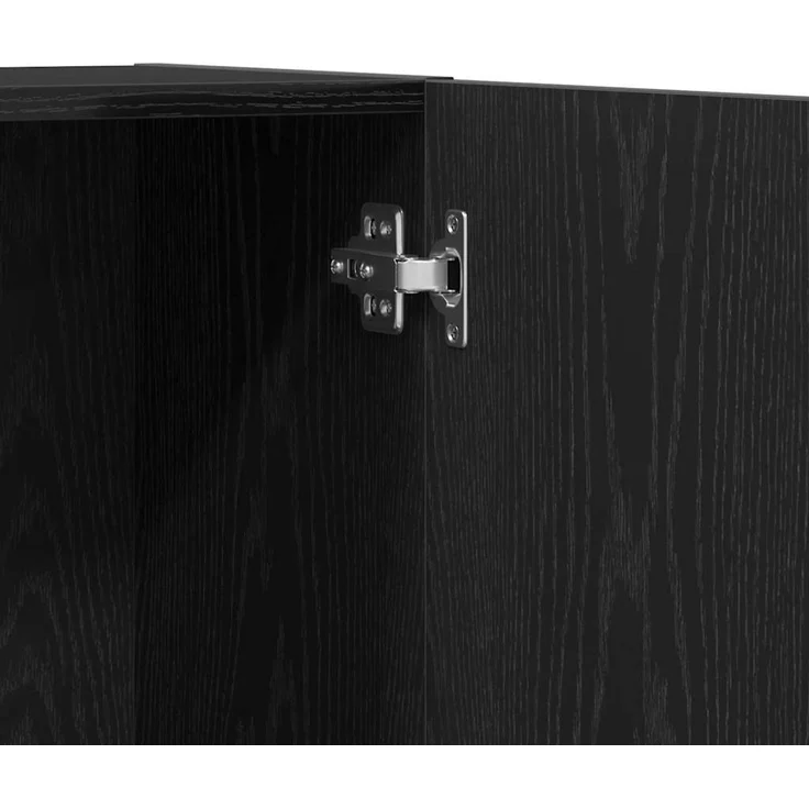 vidaXL Büroschrank Schwarz Eichen-Optik 60 x 32 x 190 cm Holzwerkstoff 3329298 – Bild 9