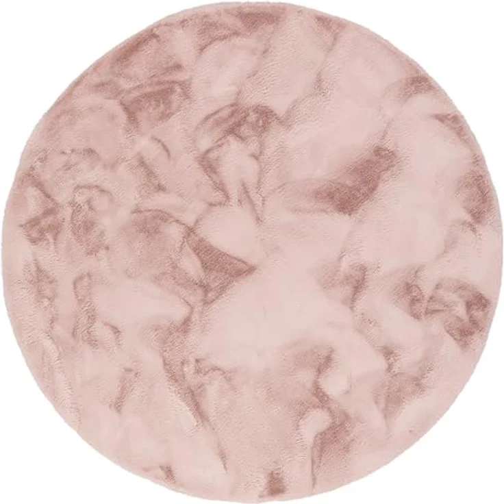 Pergamon Fellteppich Fellteppich Luxus Super Soft Plush Rund, Rund, Höhe: 25 mm – Bild 6