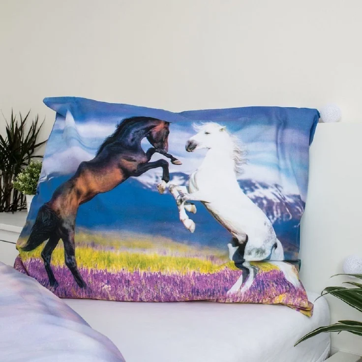 Pferd Design Kuschelige Bettwäsche Baumwolle, 140x200 cm & 70x90 cm – Bild 4