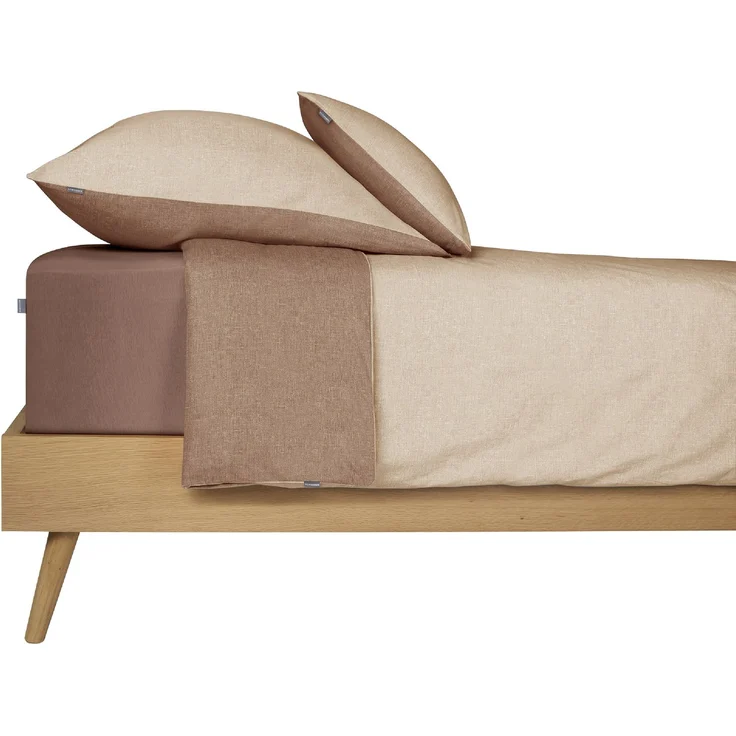 Schiesser Spannbettlaken Elli - 97/3 - 150 x 200 cm - Braun – Bild 3