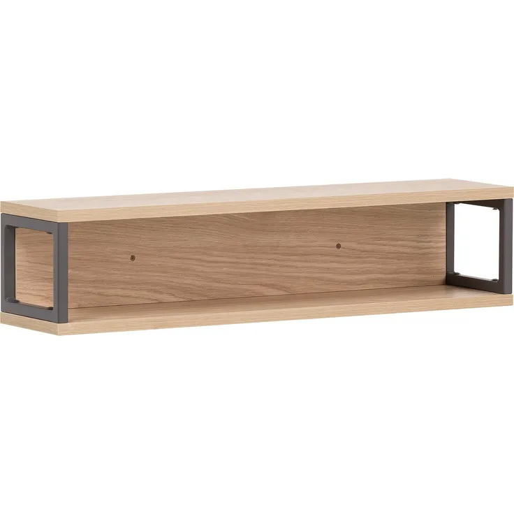 SCHILDMEYER Regal Wandboard Bücherregal Hängeregal Limone Eiche 70 x 16,2 x 16,1 cm