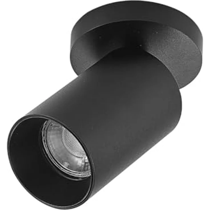 Arcchio Wandstrahler, Deckenstrahler aus schwarzem Aluminium, 350° drehbar, 90° schwenkbar, 1x GU10 ohne Leuchtmittel – Bild 1