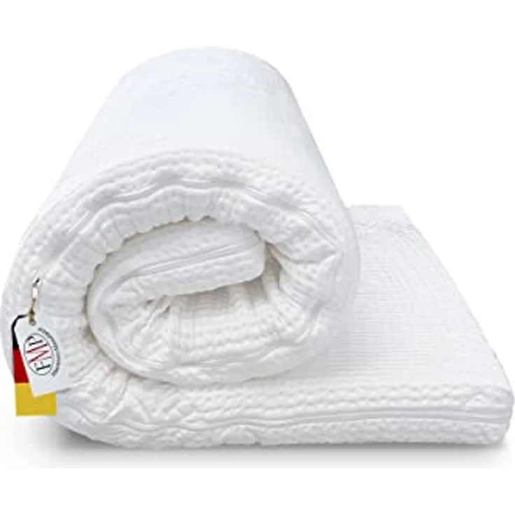 FMP Matratzenmanufaktur, Topper FMP orthopädische Comfort Matratzenauflage 8 cm hoch, Viscoschaum, (1-tlg), Für Druckentlastung und mehr Komfort – Bild 2