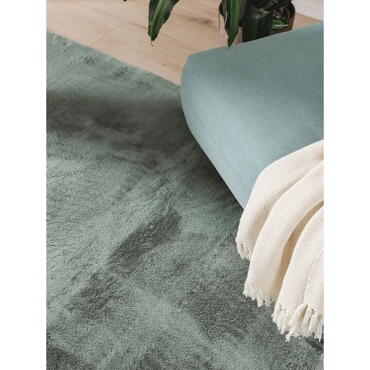 benuta Fellteppich Furry, rechteckig, Höhe: 11 mm, Kunstfaser, Berber, Ethno-Style, Wohnzimmer – Bild 2