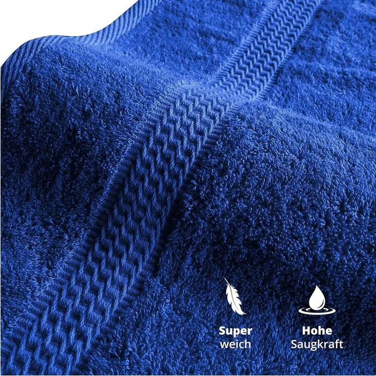 TRENDBUY24 Handtuch Set Handtücher Duschtücher Gästetücher Baumwolle Frottee Premium 4er Set, 100% Baumwolle (4-St), Duschtuch – Bild 1