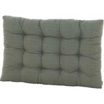 MADISON Palettenkissen Basic grau 120 x 80cm Schaumflockenfüllung 10cm Kissen