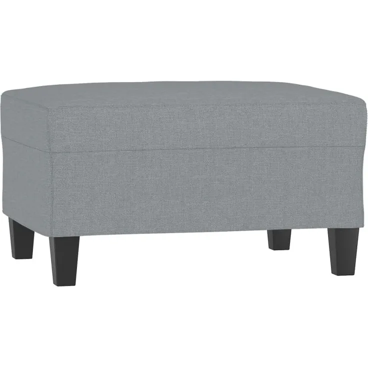 vidaXL Fußhocker Hellgrau 70 x 55 x 41 cm Stoff [349347]