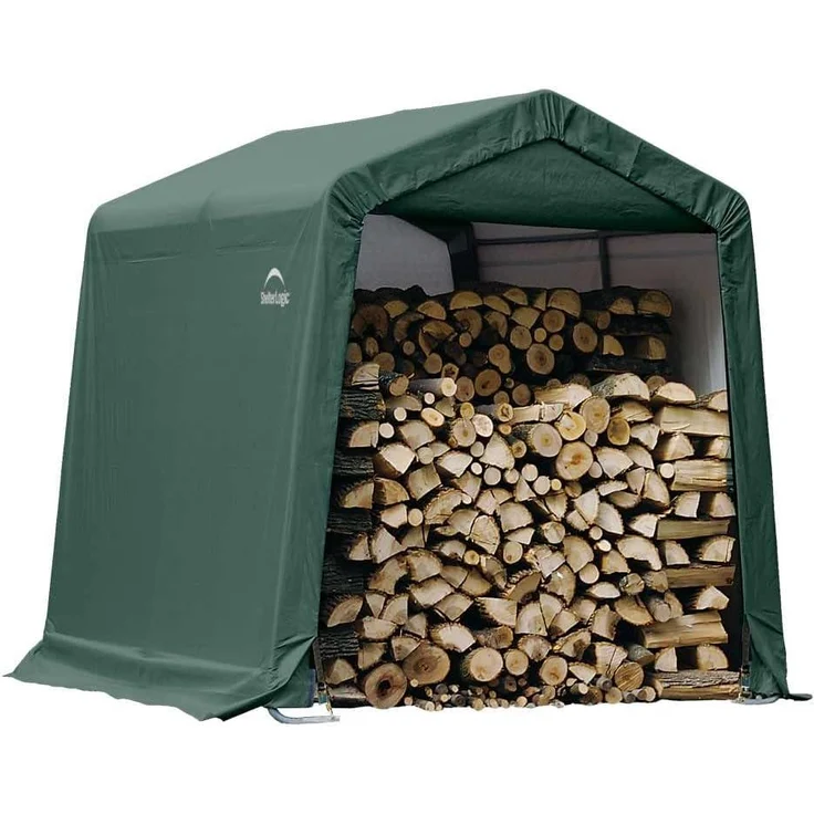 ShelterLogic Folien Zeltgarage Gerätehaus | Grün | 240x240x240 cm – Bild 1