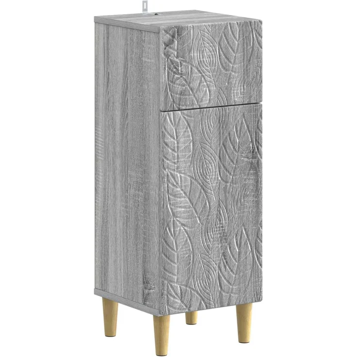 vidaXL 3-teiliges Badezimmer-Schranksystem DELFT Sonoma-Grau 3417789 – Bild 2