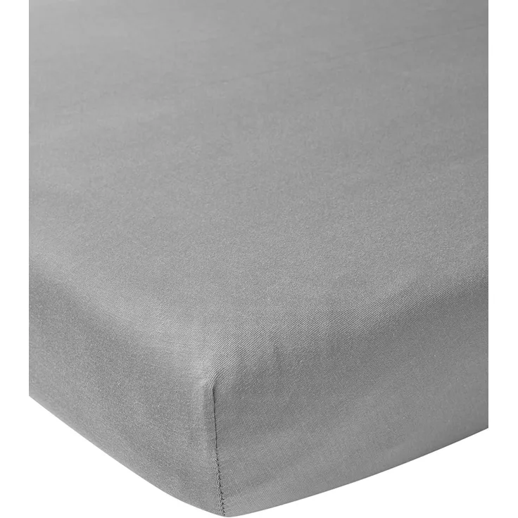 Meyco 567004 Jerseyspannlaken Einzelbett grau