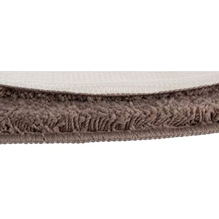 Brandsseller Herz Badematte 70x80 cm Badteppich Badvorleger Badezimmerteppich Duschvorleger Taupe – Bild 5