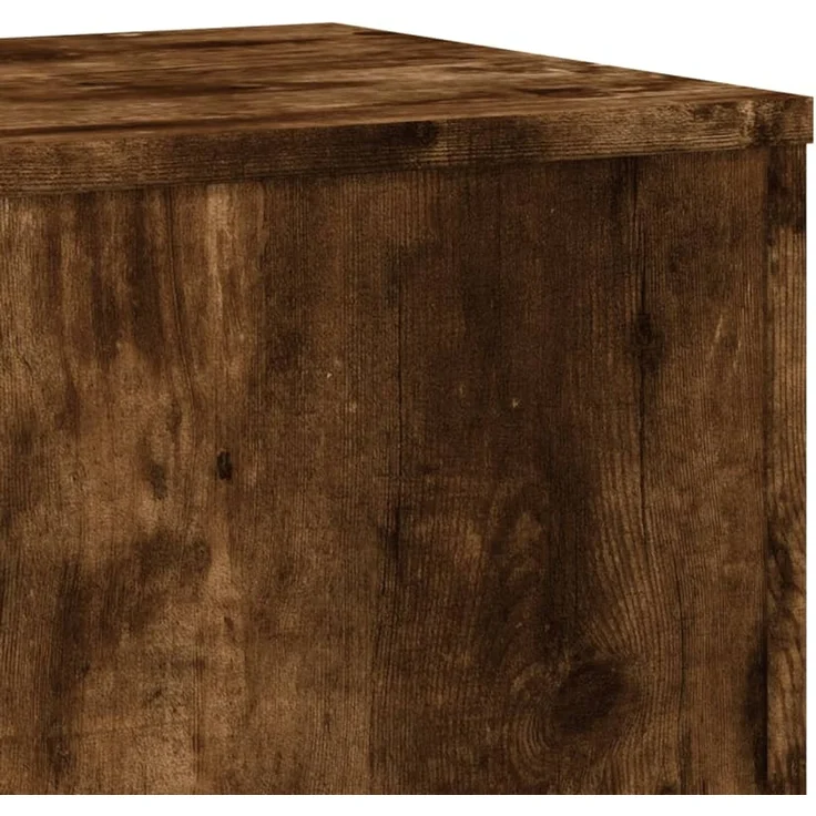 vidaXL Pflanzenständer Räuchereiche 33x33x100 cm Holzwerkstoff 852955 – Bild 7