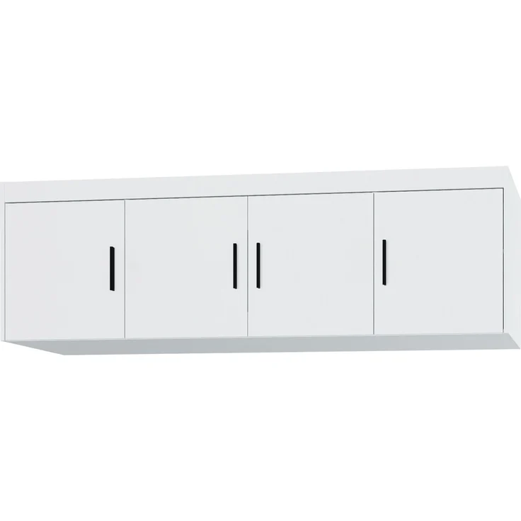 AX LIVING Groß Schrankaufsatz Weiß Storicos 4T 176,3 x 55,5 x 53 cm – Bild 1