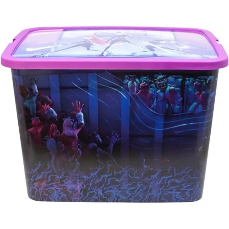 KPop Demon Hunters Aufbewahrungsbox 23 Liter Kinder Ordnungsbox mit Klickverschluss