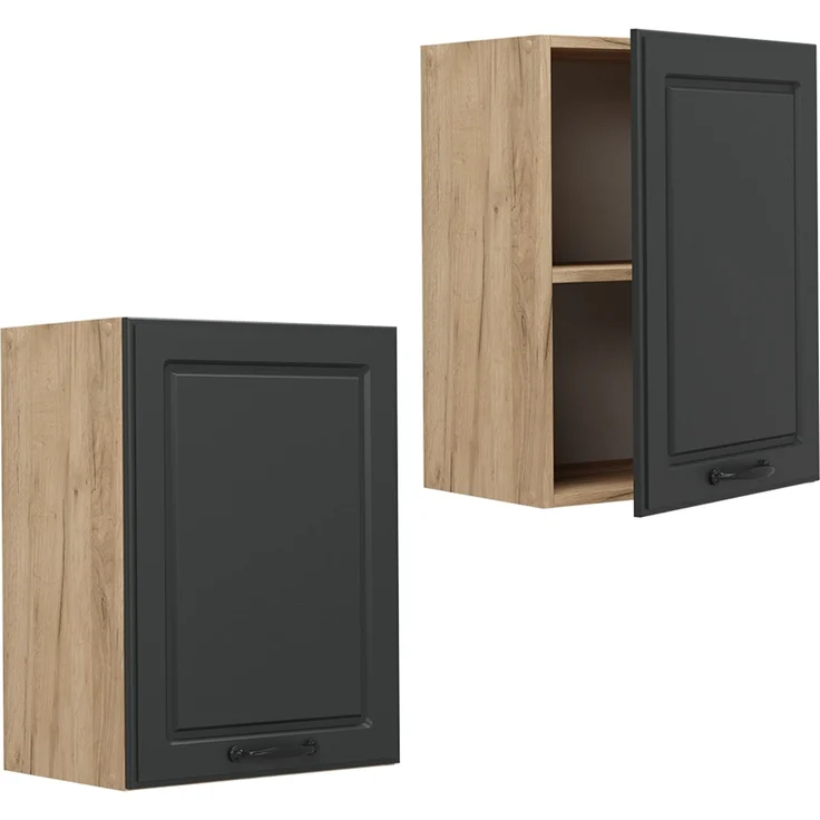 Hängeschrank R-Line Anthrazit Landhaus 45 cm Vicco – Bild 5