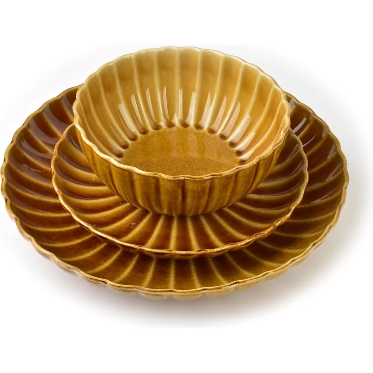 Schale Porzellan EVIE HONEY 16,7 x H6,7 cm Honig 1 Stk. – Bild 2