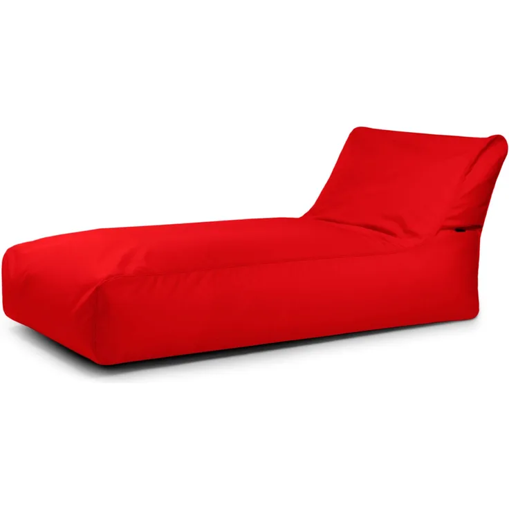 Sitzsack ‘Sunbed 90‘, Bezugstoff - Colorin, 100% Olefin, Red, 80x180x100 cm cm.