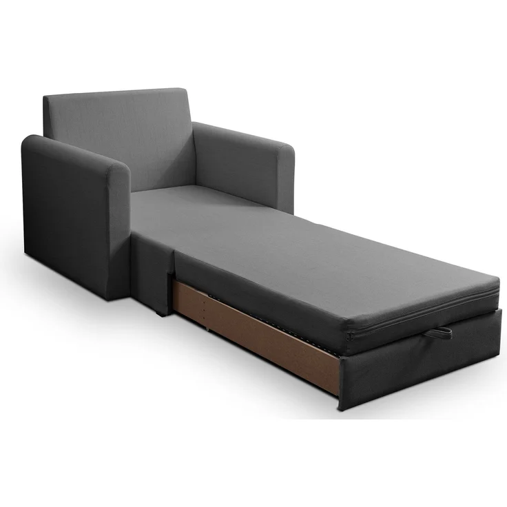 Selsey 'Dejano' Schlafsessel, dunkelgrau, ca. 90 x 103 x 115 cm – Bild 3
