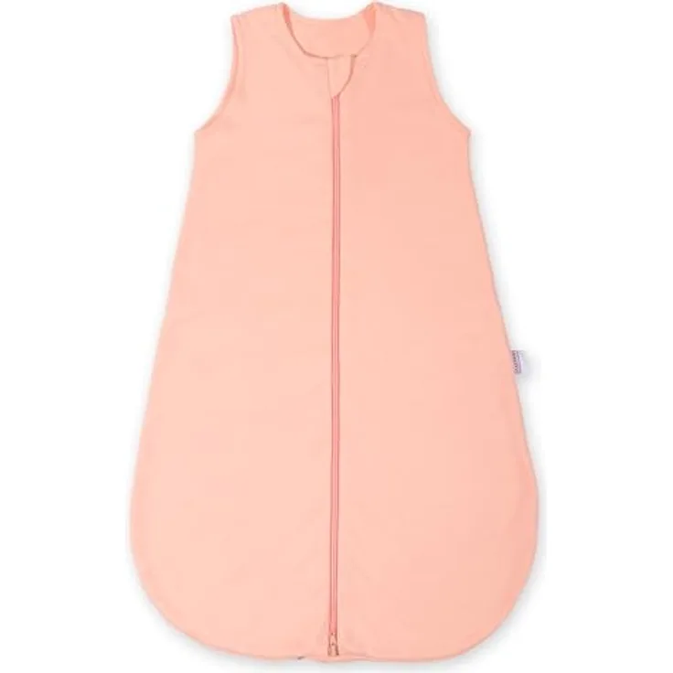 Makian Baumwoll-Schlafsack Interlock, apricot, Gr. 90 cm, hautsympathisch, Oeko-Tex Standard 100, maschinenwaschbar