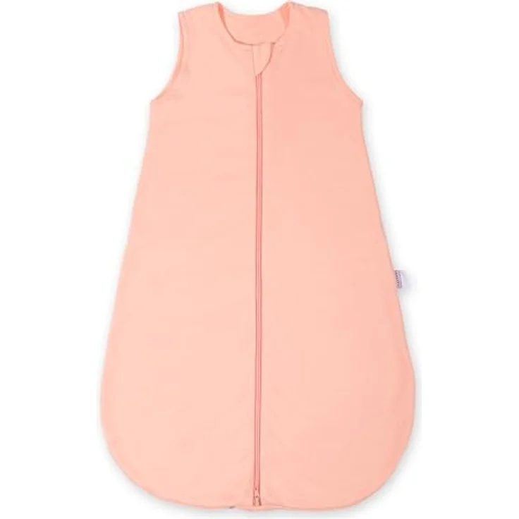 Makian Baumwoll-Schlafsack Interlock, apricot, Gr. 90 cm, hautsympathisch, Oeko-Tex Standard 100, maschinenwaschbar – Bild 1