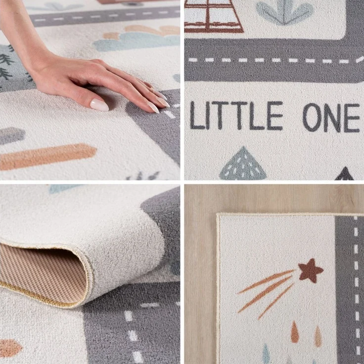Carpettex Kinderteppich Straßen Spielteppich Kinder, Rechteckig, Höhe: 8 mm – Bild 1