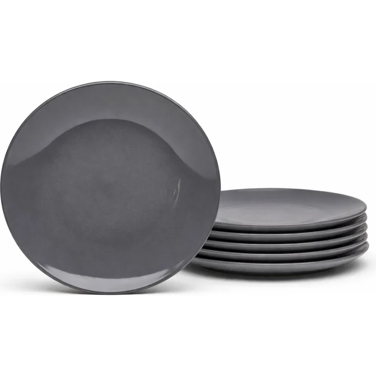 van Well Speiseteller Malmö, Teller 27 cm, 6 Stück, (6 St), Teller Set, Steingut, spülmaschinen-/mikrowellengeeignet – Bild 5