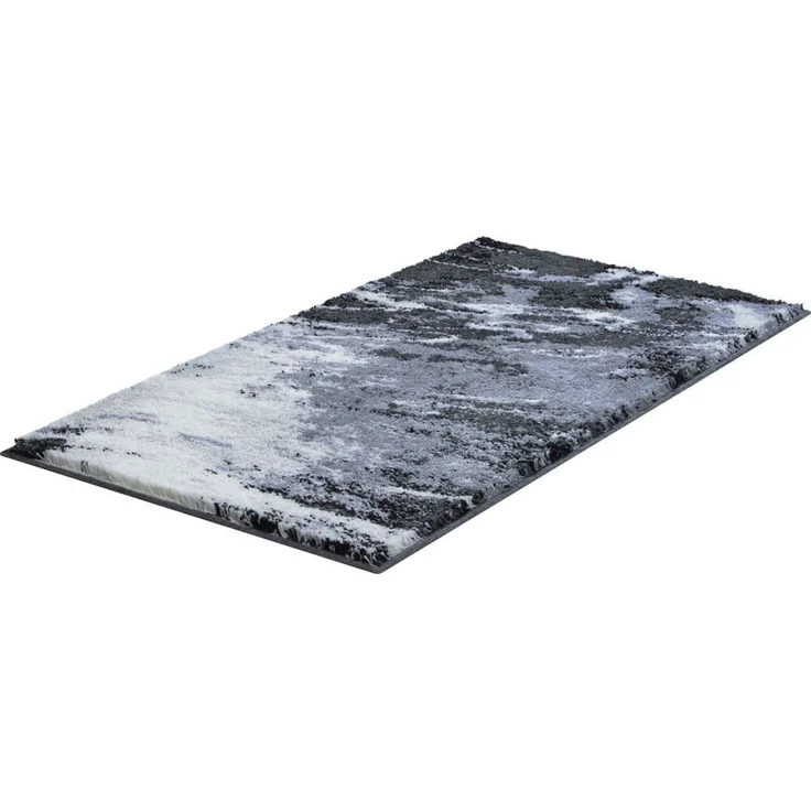 Badematte >MAGMA< in grau, 100% Polyacryl - 100x60x2cm (LxBxH) – Bild 3