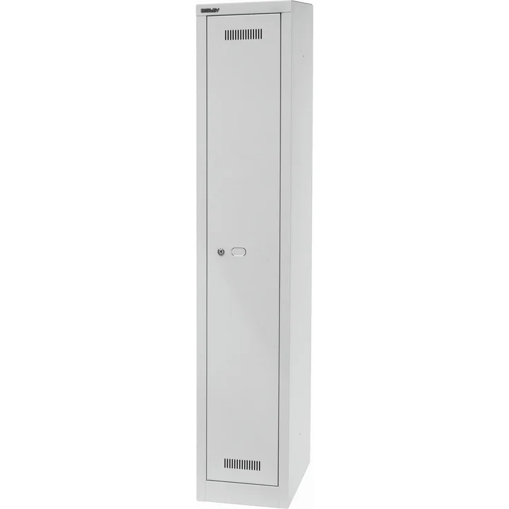 Bisley MonoBloc™ Garderobenschrank, 1 Abteil, 1 Fach, Farbe lichtgrau – Bild 3