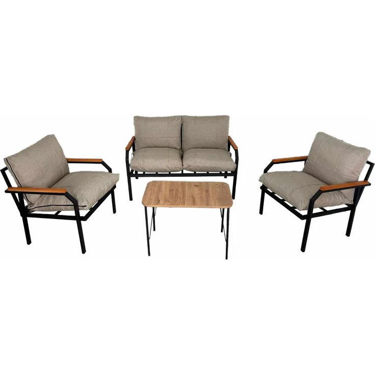 Skye Decor 'Alya Sehpa - Cream' Garten-Lounge-Set, Creme, 120 x 70 x 61 cm – Bild 6