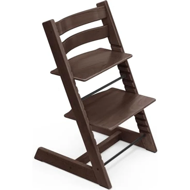 Stokke 'Tripp Trapp' Hochstuhl, walnut brown, höhenverstellbar, Buche massiv, bis 110 kg – Bild 2