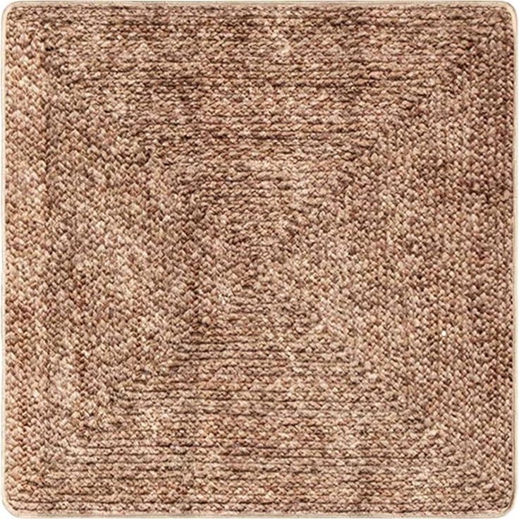 vidaXL Teppichläufer MARSA Gelb 100x100 cm Polyester und PVC 42023221 – Bild 2