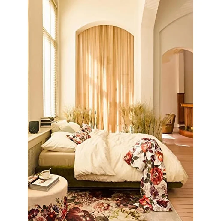 Essenza Teppich Anneclaire, rechteckig, Höhe: 6 mm, sehr weicher Flor, mit Fransen – Bild 6