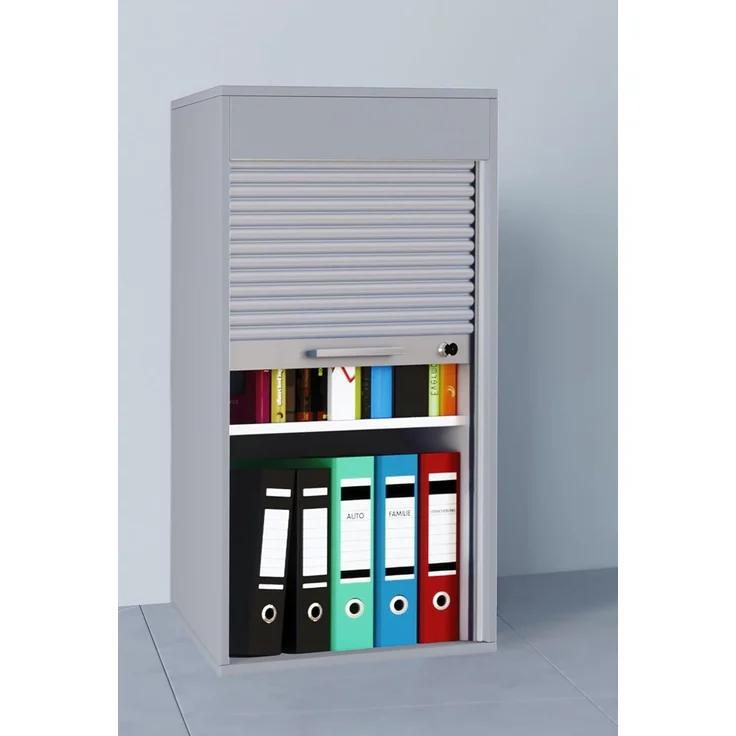 VCM Aktenschrank Holz Büroschrank Aktenschrank Rollladen Aktos L (1-St) – Bild 10