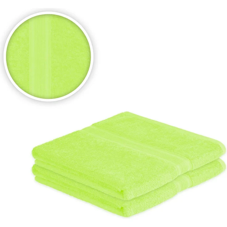 4 x Saunatuch 500 g/m² 80 x 200 cm Apfelgrün – Bild 2