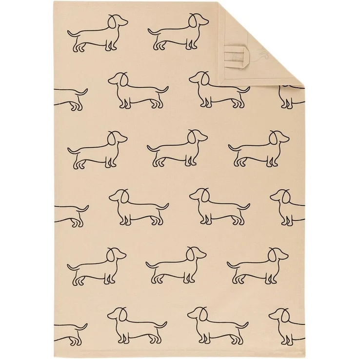 Cawö Home Geschirrtuch Cuisine WE LOVE DOGS 6246, (1-tlg) – Bild 3