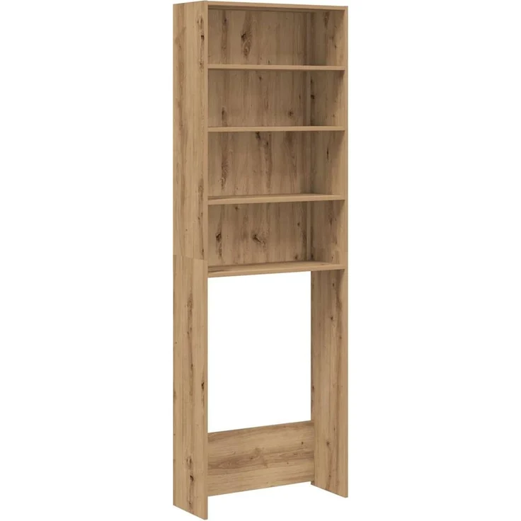 vidaXL Waschmaschinenregal Artisan-Eiche 64x24x190 cm 856644 – Bild 2