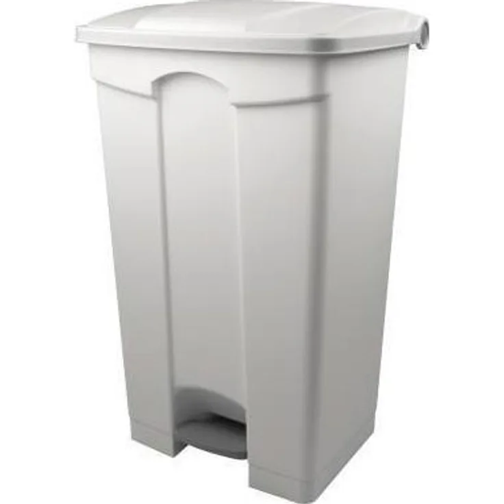 helit Tretabfalleimer the step 50 x 83 x 41 cm (B x H x T) 90l Kunststoff weiß