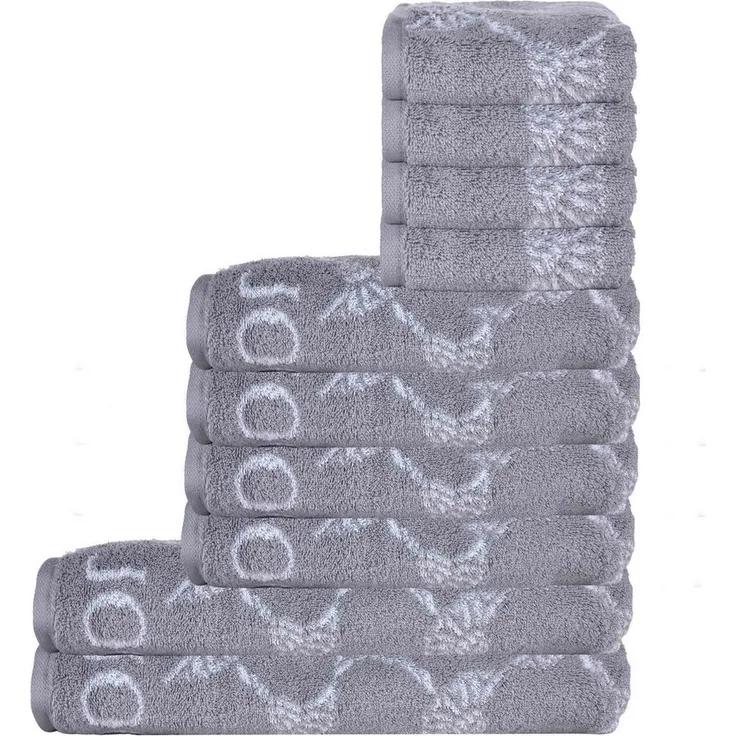 JOOP! Handtuch Handtuch Set, 10-tlg. - Cornflower, 2x Duschtuch, Frottier (10-St)