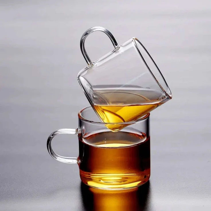 Hermia Concept '6li Espresso' Kaffeetassen-Set (2-teilig), Transparent, 5,5 x 4,8 cm – Bild 2