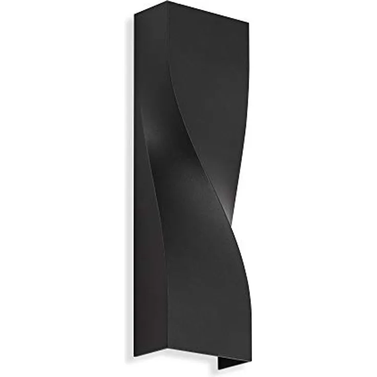 TELEFUNKEN LED Außenwandleuchte, 11 Watt, 1.060 Lumen, 4.000 Kelvin, IP44, Schwarz, 260x80x40mm